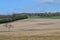 Ploughed crop field in rural England.