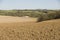 Ploughed field in rural Berkshire ,UK