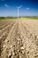 Ploughed field wind turbine