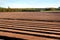 Ploughed and tilled field