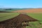 Ploughing in a hilly Overberg landscape