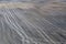 Plowed agricultural field, aerial view. Agricultural land