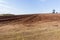 Plowed Farm Field Landscape