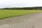 Plowed field on a farm in autumn, Seattle, USA