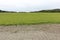 Plowed field on a farm in autumn, Seattle, USA