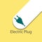 Plug vector icon  electric plug simple icon