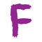 Plum Alphabet Letters. Lilac Font Paint. Purple Calligraphy Bold. Hand Typeface. Script Template. Typography Typeface. Mauve Brush