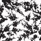 Plum Blossom Silhouette Seamless Pattern