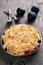 Plum crumb pie