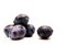 Plum. The garden plum. Ripe fruit plum. A ripe useful fruit. Fruitful culture. Dietary product. Ingredient for dried fruits, jam,