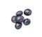 Plum Isolated, Whole Blue Prune, Ripe Fresh Plums, Dark Blue Healthy Fruits