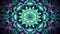 plum and mint green kaleidoscopic mandala abstract patterns