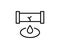 Plumb line icon