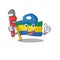 Plumber flag gabon stored in drawer character