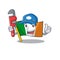 Plumber flag ireland mascot the character shape