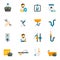 Plumber Flat Icons Set