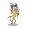 Plumber ginseng in the a cartoon shape