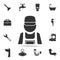 Plumber icon. Detailed set of plumber element icons. Premium quality graphic design. One of the collection icons for websit