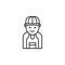 plumber icon. Element of plumbering icon. Thin line icon for website design and development, app development. Premium icon