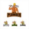 Plumber logo template