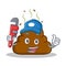 Plumber Poop emoticon character cartoon