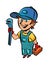 Plumber repairman, professional