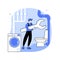 Plumber services abstract concept vector illustration.