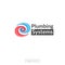 Plumbing company logo design template.