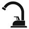 Plumbing faucet icon, simple style