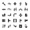 Plumbing Glyph Vector Icons