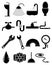 Plumbing icons set