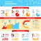 Plumbing Infographic Set