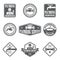 Plumbing service badges