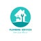 Plumbing services logo concept