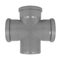 Plumbing and sewerage - Triple Socket 90 degree PVC fitting sewerage three mouth reduction