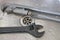 Plumbing tools adjustable wrench and pliers