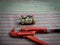 Plumbing tools, pipe wrench and faucet