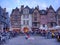 Plumereau square in medieval city of Tours, France