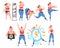 Plump Girl Doing Sport Exercises Set, Weight Loss Process, Young Overweight Woman Getting Fit Cartoon Vector