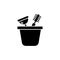 Plunger, toilet, tool icon. Simple bathroom icons for ui and ux, website or mobile application