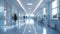 The Plush and Calm Hallways of a Modern Hospital, A Serene Healthcare Concept