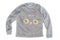 Plush Children gray jacket, isolate