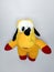 Pluto the dog doll with hands and feet red with white background