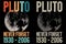 Pluto Never Forget 1930-2006 Vintage Retro Planet
