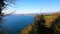 Plymouth Sound from the southwest coast path , Devon, Uk