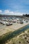 PlÃ©neuf-Val-AndrÃ© Port and Marina at Low Tide on a Sunny Summer Day in Brittany France