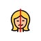 PMS or menopause symptoms concept. Mood swing, bipolar disorder icon