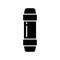 Pneumatic tube silhouette icon