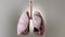 Pneumonia illness, healthy lungs and disease lungs, Human Lungs cancer, Cigarette smokers, cancerous malignant tumor