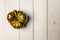 PNG image of a ripe marmande sweet tomato on a white wooden table